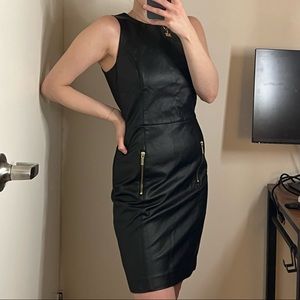 Michael Kors Faux Leather Dress